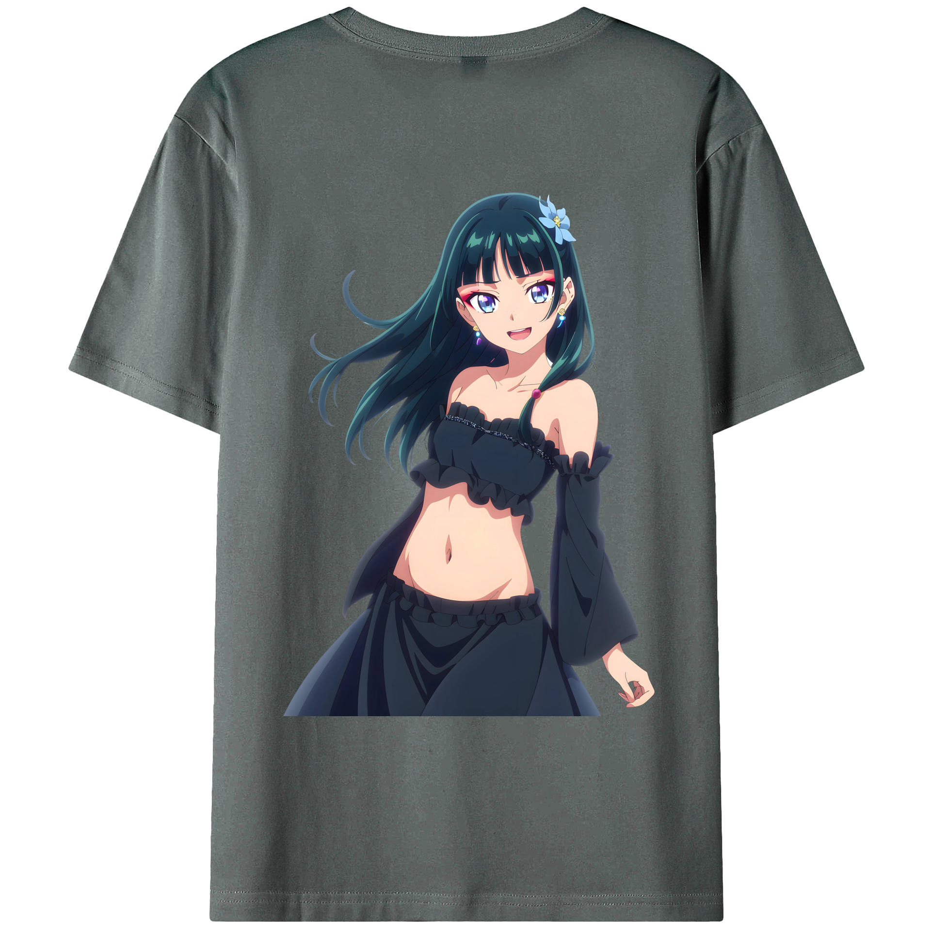 （画像用） 薬屋のひとりごと The Apothecary Diaries 綿100％ メンズ半袖Tシャツ（バックプリント） 通気性